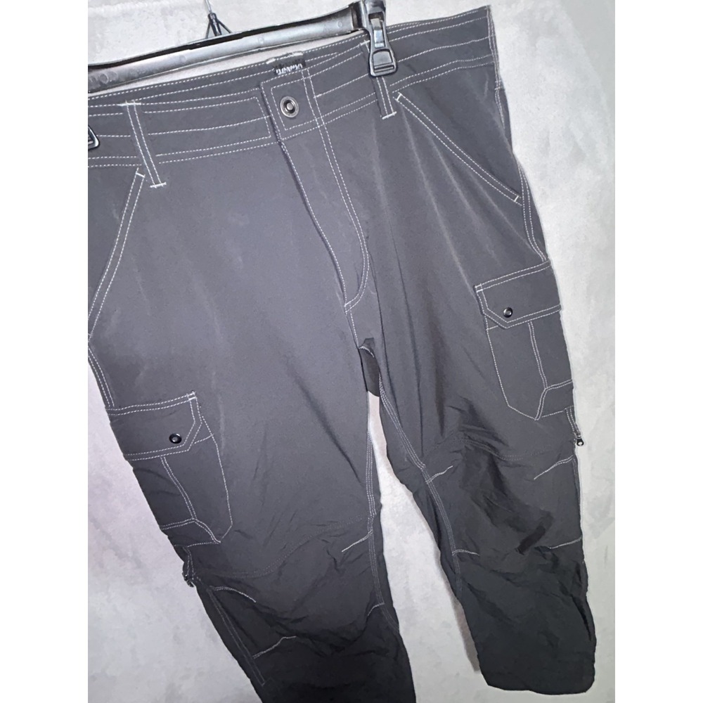 Men's Kuhl Renegade Convertible Stealth Zip Off Hiking Cargo Pants Size 36x32